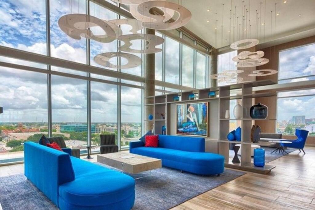 休斯敦Luxury Highrise In Midtown - Skyline Views And Chic Decor公寓 外观 照片