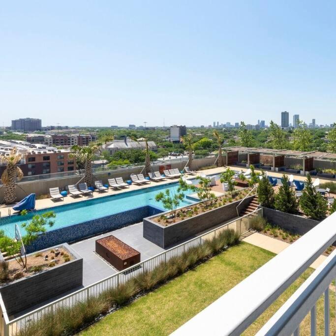 休斯敦Luxury Highrise In Midtown - Skyline Views And Chic Decor公寓 外观 照片