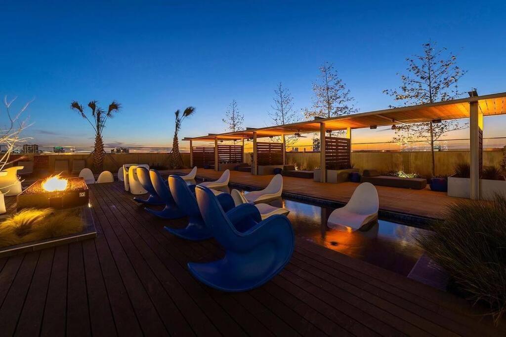 休斯敦Luxury Highrise In Midtown - Skyline Views And Chic Decor公寓 外观 照片