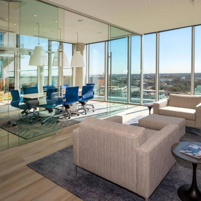 休斯敦Luxury Highrise In Midtown - Skyline Views And Chic Decor公寓 外观 照片